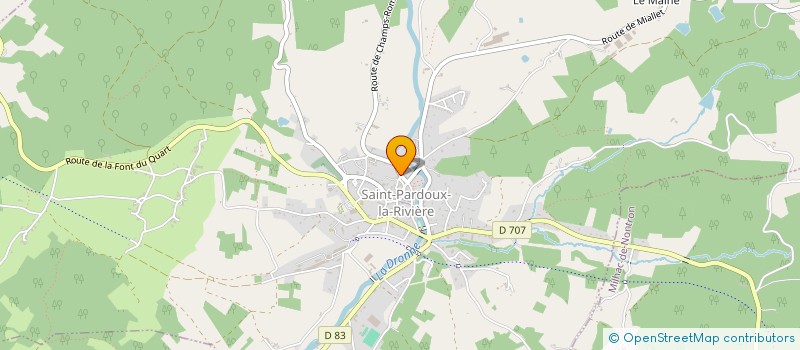 localisation de l'entreprise MONSIEUR JEAN DUBARRY  SAINT-PARDOUX-LA-RIVIERE