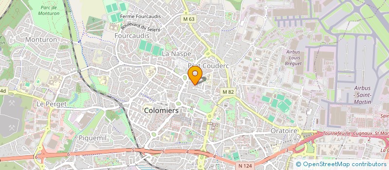 localisation de l'entreprise MONSIEUR JEAN DUBERNET à COLOMIERS