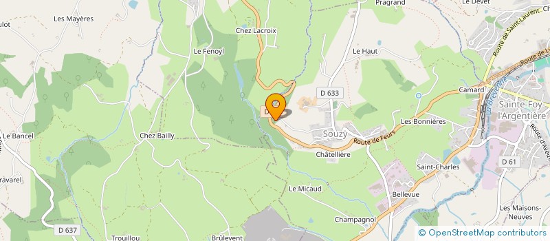 localisation de l'entreprise MONSIEUR JEAN DUBEUF  MEYS