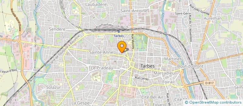 localisation de l'entreprise MONSIEUR JEAN DUBOE à TARBES