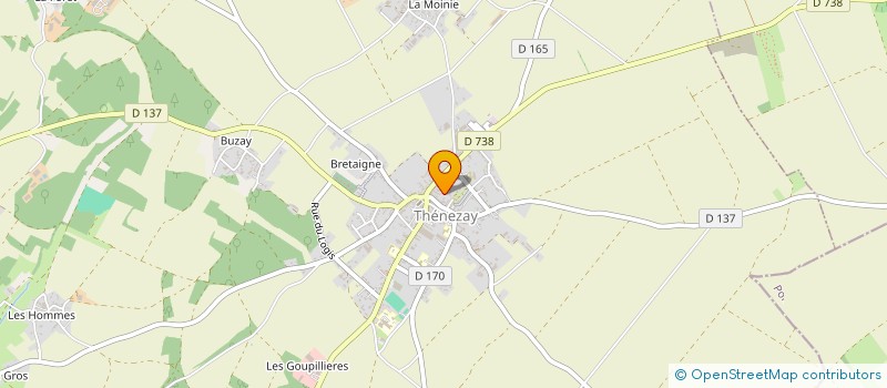 localisation de l'entreprise MONSIEUR JEAN DUBOIS à PRESSIGNY