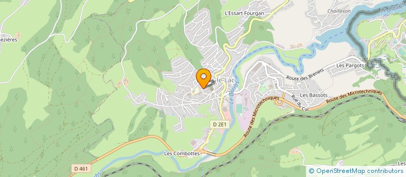 localisation de l'entreprise MONSIEUR JEAN DUBOIS à VILLERS-LE-LAC