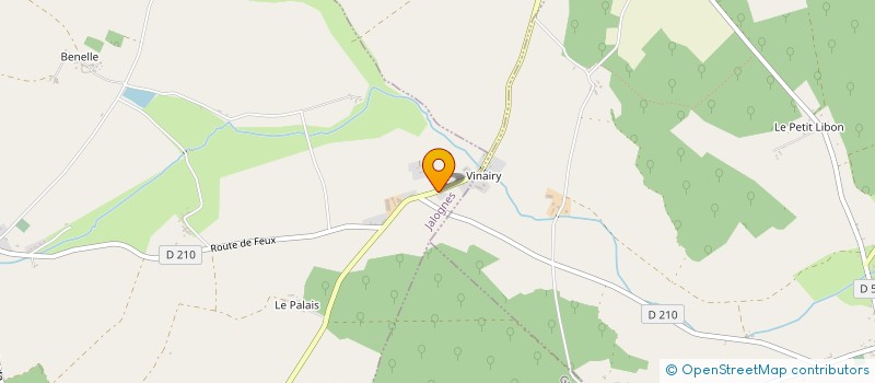 localisation de l'entreprise MONSIEUR JEAN DUBOIS à JALOGNES