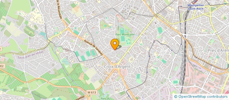 localisation de l'entreprise MONSIEUR JEAN DUBOIS à MONTPELLIER