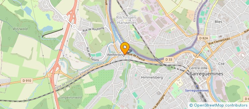 localisation de l'entreprise MONSIEUR JEAN DUBOIS à SARREGUEMINES