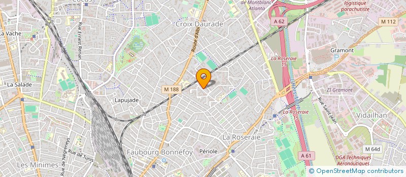 localisation de l'entreprise MONSIEUR JEAN DUBON à TOULOUSE
