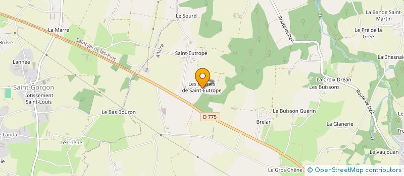 localisation de l'entreprise MONSIEUR JEAN DUBOS  ALLAIRE