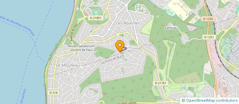 localisation de l'entreprise MONSIEUR JEAN DUBOSCQ à ARCACHON