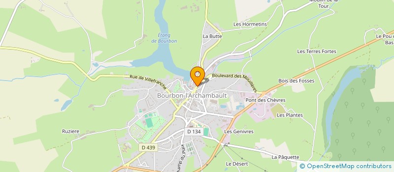 localisation de l'entreprise MONSIEUR JEAN DUBOST à BOURBON-L'ARCHAMBAULT