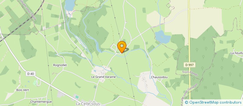 localisation de l'entreprise MONSIEUR JEAN DUBOST à LA CELLE-SOUS-GOUZON
