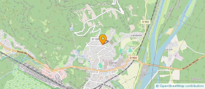 localisation de l'entreprise MONSIEUR JEAN DUBOUCHET  CULOZ-BEON