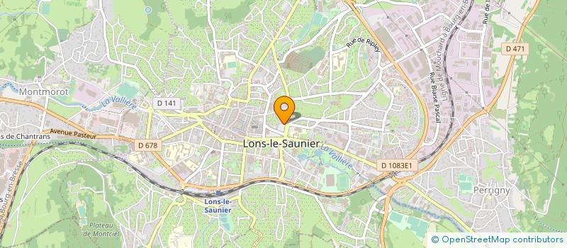 localisation de l'entreprise MONSIEUR JEAN DUBOUIS à LONS-LE-SAUNIER