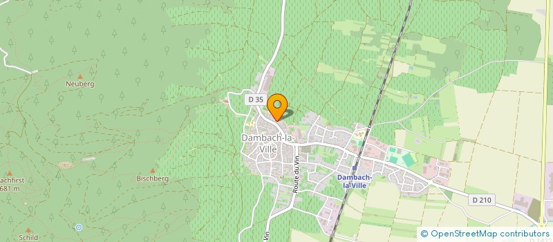 localisation de l'entreprise MONSIEUR JEAN DUBOURDIEU  DAMBACH-LA-VILLE