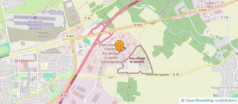 localisation de l'entreprise MONSIEUR JEAN DUBOURGUAIS à CHARTRES