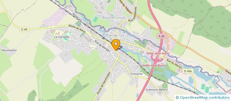 localisation de l'entreprise MONSIEUR JEAN DUBOURGUIER à BLANGY-SUR-BRESLE
