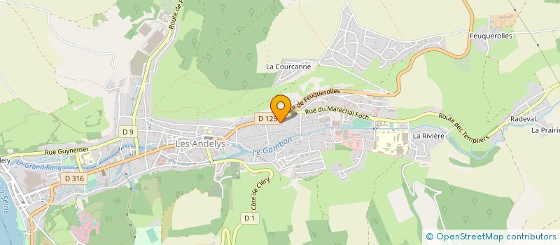localisation de l'entreprise MONSIEUR JEAN DUBRAY à LES ANDELYS