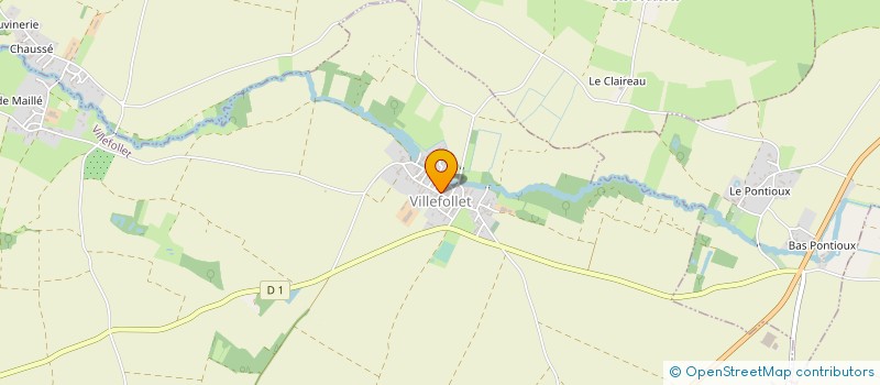 localisation de l'entreprise MONSIEUR JEAN DUBREUIL  CHIZE