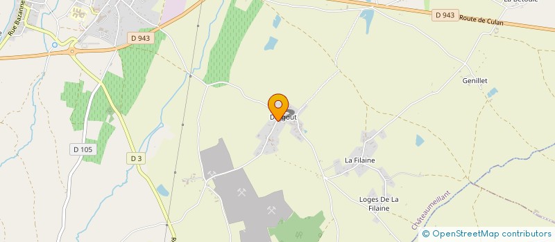 localisation de l'entreprise MONSIEUR JEAN DUBREUIL à CHATEAUMEILLANT