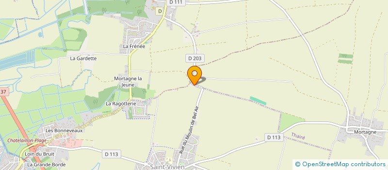 localisation de l'entreprise MONSIEUR JEAN DUBREUIL  SAINT-VIVIEN