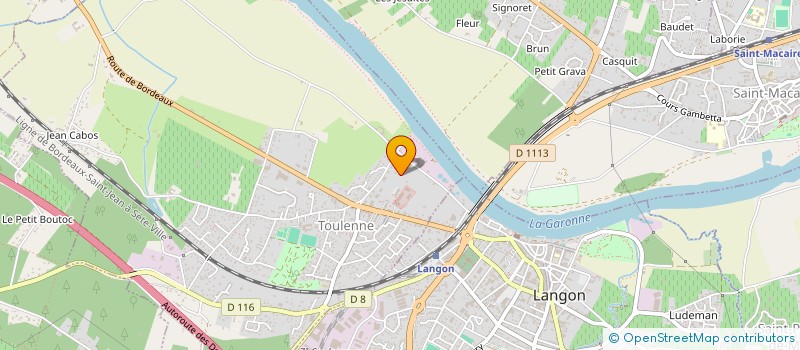 localisation de l'entreprise MONSIEUR JEAN DUBREUIL  TOULENNE