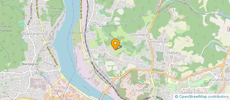 localisation de l'entreprise MONSIEUR JEAN DUBROCA  BAYONNE