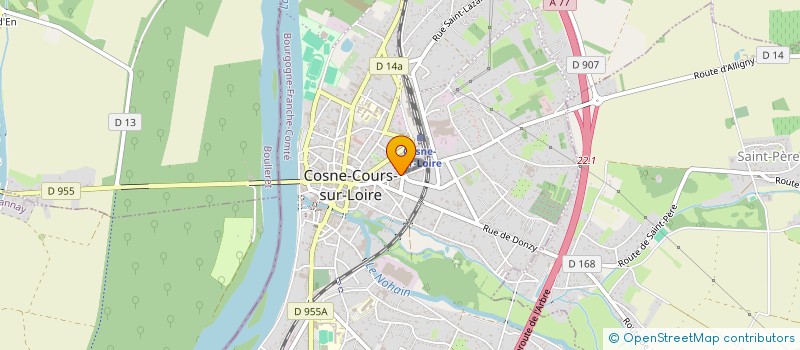 localisation de l'entreprise MONSIEUR JEAN DUBROEUCQ à COSNE-COURS-SUR-LOIRE