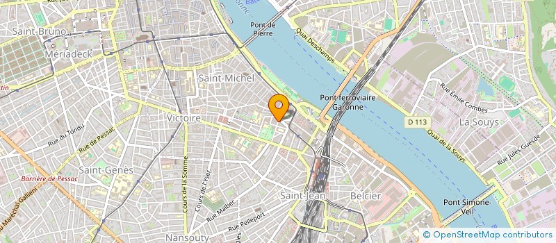 localisation de l'entreprise MONSIEUR JEAN DUCASSE  BORDEAUX