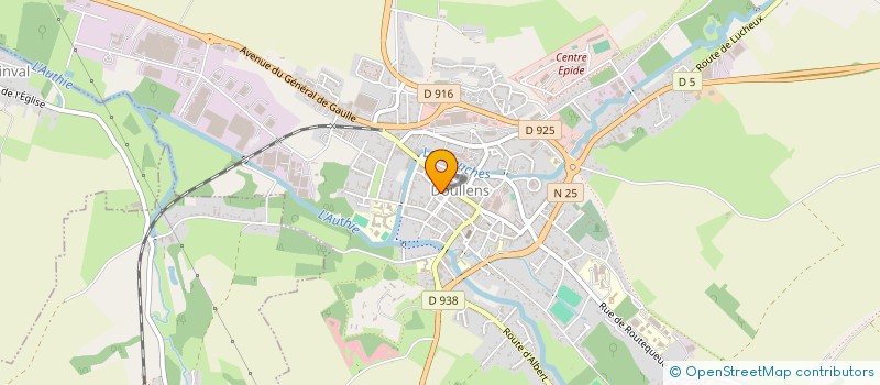 localisation de l'entreprise MONSIEUR JEAN DUCELLIER à DOULLENS