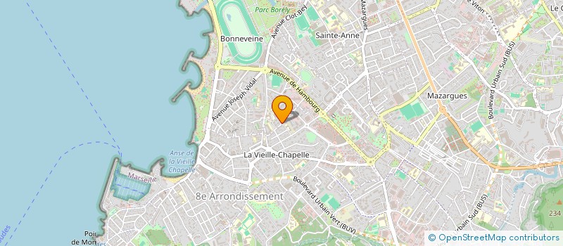 localisation de l'entreprise MONSIEUR JEAN DUCHAMP à MARSEILLE