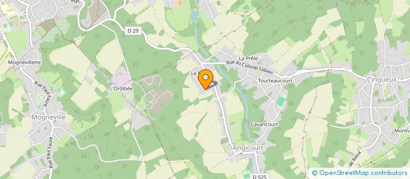 localisation de l'entreprise MONSIEUR JEAN DUCHATEAU  ANGICOURT