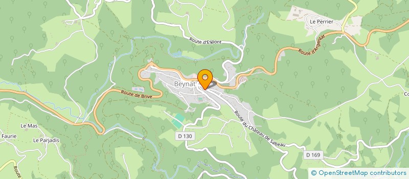 localisation de l'entreprise MONSIEUR JEAN DUCHEMIN  BEYNAT