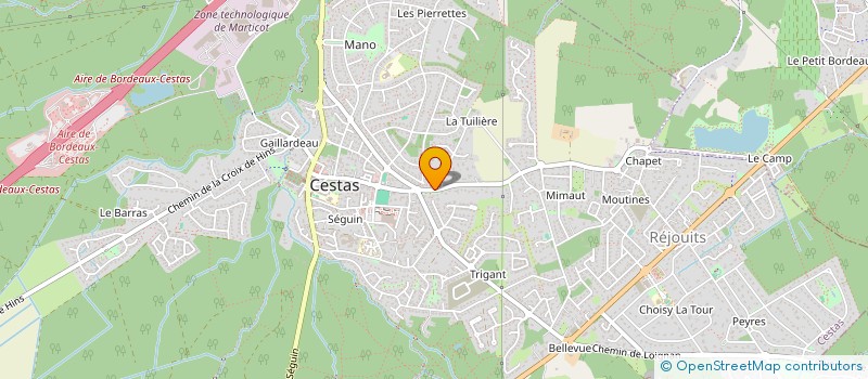 localisation de l'entreprise MONSIEUR JEAN DUCHER  CESTAS