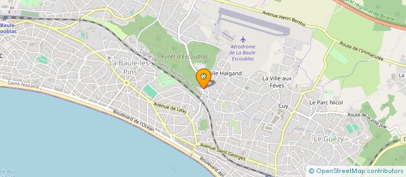 localisation de l'entreprise MONSIEUR JEAN DUCLOS  LA BAULE-ESCOUBLAC