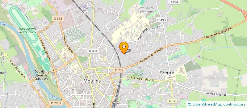 localisation de l'entreprise MONSIEUR JEAN DUCLOUX à MOULINS