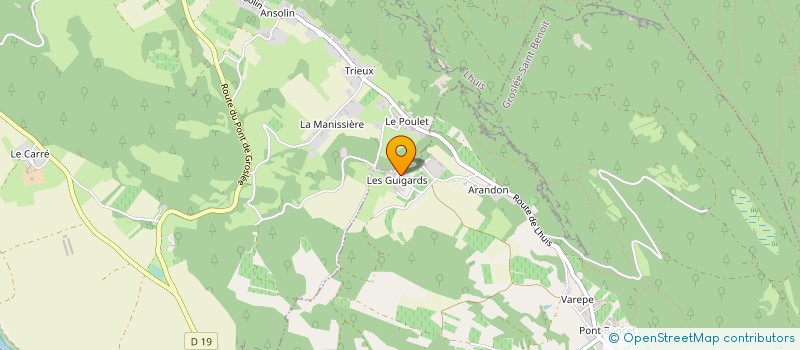 localisation de l'entreprise MONSIEUR JEAN DUCOLOMB à GROSLEE-SAINT-BENOIT