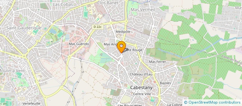 localisation de l'entreprise MONSIEUR JEAN DUCOQ  CABESTANY