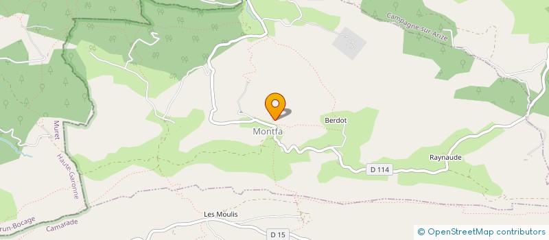 localisation de l'entreprise MONSIEUR JEAN DUCOS à LA BASTIDE-DE-BESPLAS