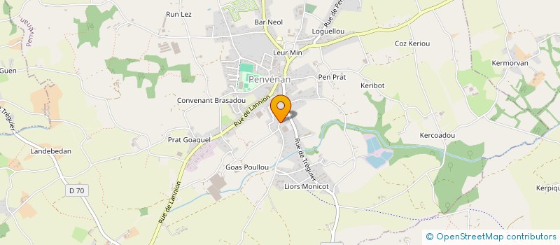 localisation de l'entreprise MONSIEUR JEAN DUCOUET  PENVENAN