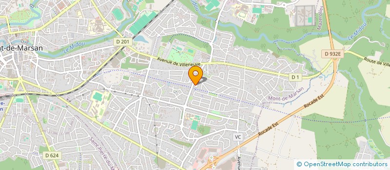 localisation de l'entreprise MONSIEUR JEAN DUCOURNEAU  MONT-DE-MARSAN