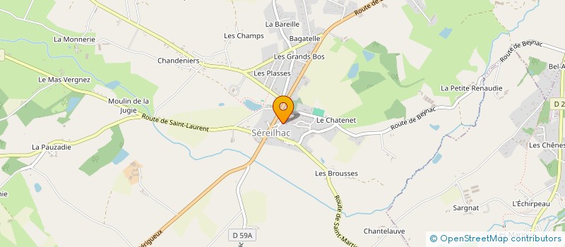 localisation de l'entreprise MONSIEUR JEAN DUCOURTIOUX à SEREILHAC
