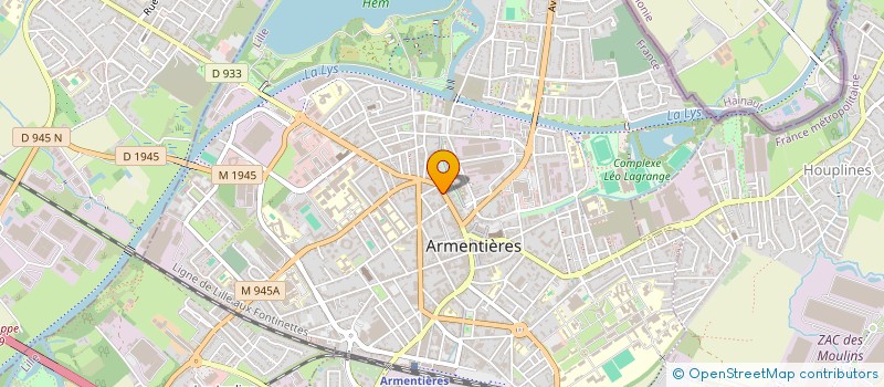 localisation de l'entreprise MONSIEUR JEAN DUCROCQ  ARMENTIERES