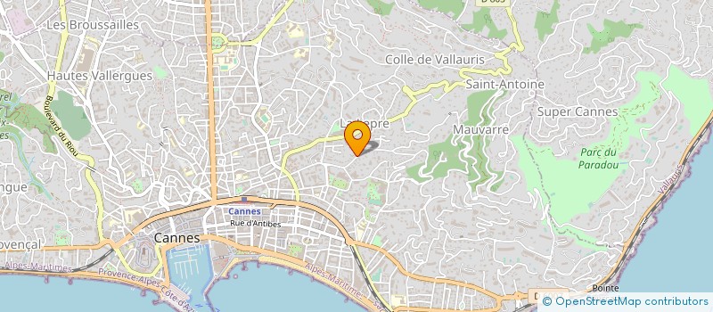 localisation de l'entreprise MONSIEUR JEAN DUCROT  CANNES