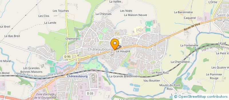 localisation de l'entreprise MONSIEUR JEAN DUDOUYT à CHATEAUBOURG