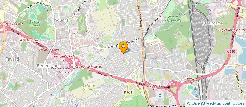 localisation de l'entreprise MONSIEUR JEAN DUFAU  VILLENAVE-D'ORNON