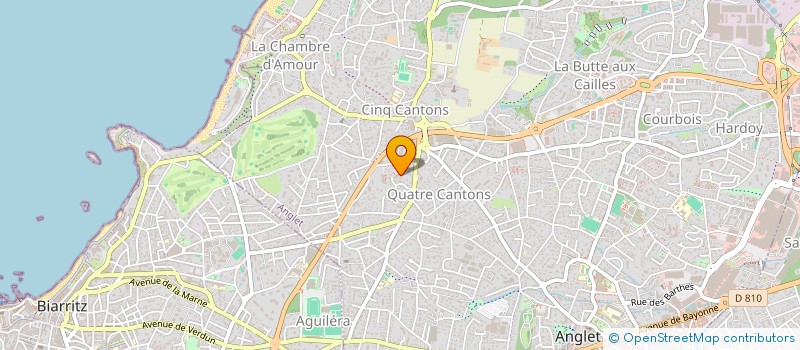 localisation de l'entreprise MONSIEUR JEAN DUFON  ANGLET