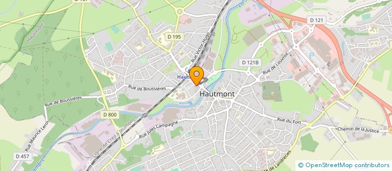 localisation de l'entreprise MONSIEUR JEAN DUFOSSET à HAUTMONT