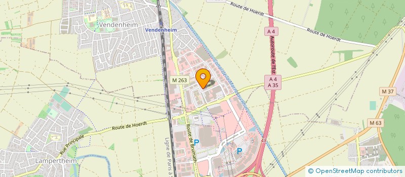localisation de l'entreprise MONSIEUR JEAN DUFOUR à VENDENHEIM