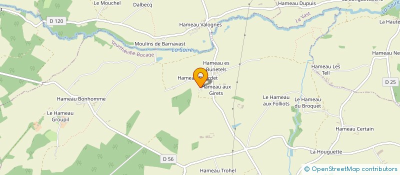 localisation de l'entreprise MONSIEUR JEAN DUFOUR  TEURTHEVILLE-BOCAGE