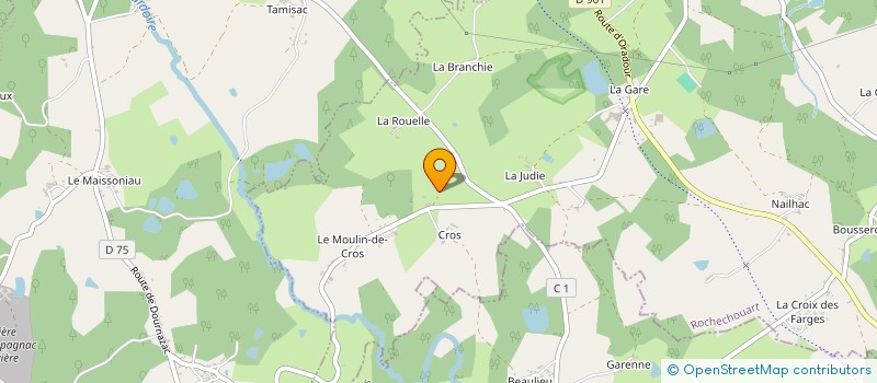 localisation de l'entreprise MONSIEUR JEAN DUFOUR à CHAMPSAC
