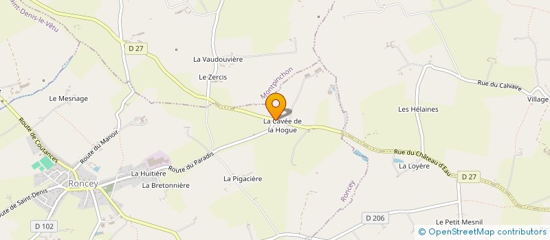 localisation de l'entreprise MONSIEUR JEAN DUFOUR à RONCEY